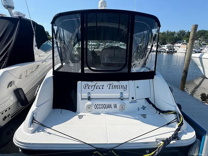  Yacht Photos Pics 2009 Sea Ray 330 Sundancer boat named "Perfect Timing" docked in Occoquan, VA.