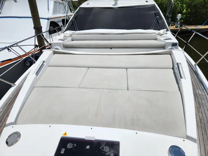 Pri Sea Yacht Photos Pics 2019 Azimut S6 yacht with spacious sunbathing deck and sleek design.