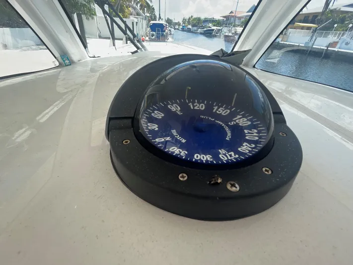  Yacht Photos Pics Compass on 2018 Blackwater 43 boat, docked at marina.