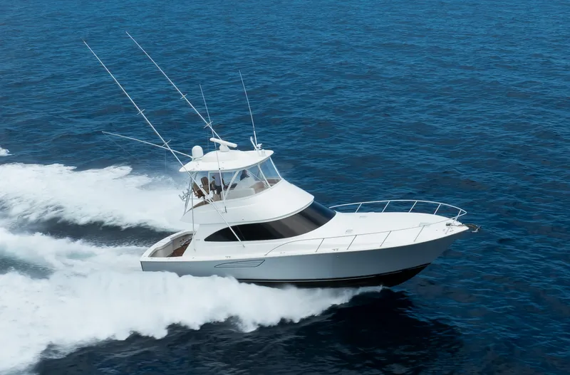 Full Circle Yacht Photos Pics Viking 48 FULL CIRCLE - Aerial Running Shot