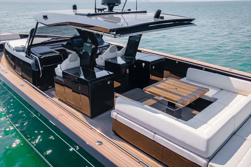  Yacht Photos Pics 2024 Pardo Yachts P50 luxury yacht with sleek design and spacious deck.