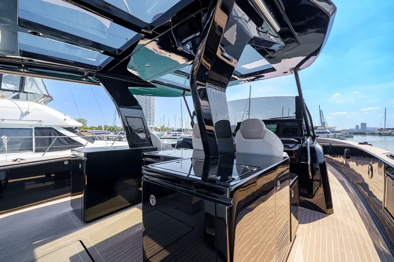  Yacht Photos Pics Luxurious 2024 Pardo Yachts P50 interior with sleek design and modern amenities.