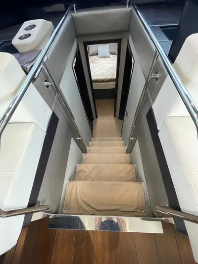 Play Craft Yacht Photos Pics Stairs to Forward Staterooms