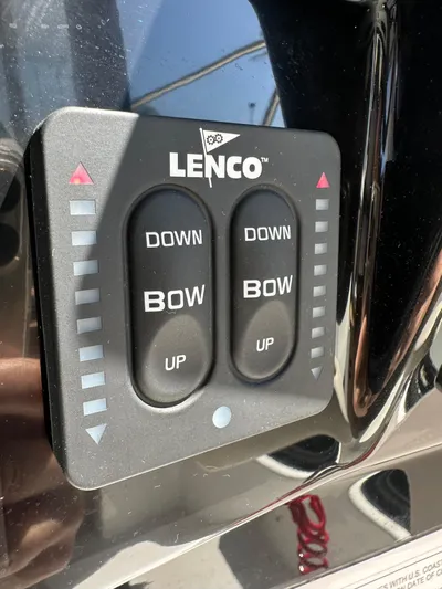 Destination Unknown II Yacht Photos Pics Lenco trim tab control panel on 2021 Jeanneau NC 895 boat.