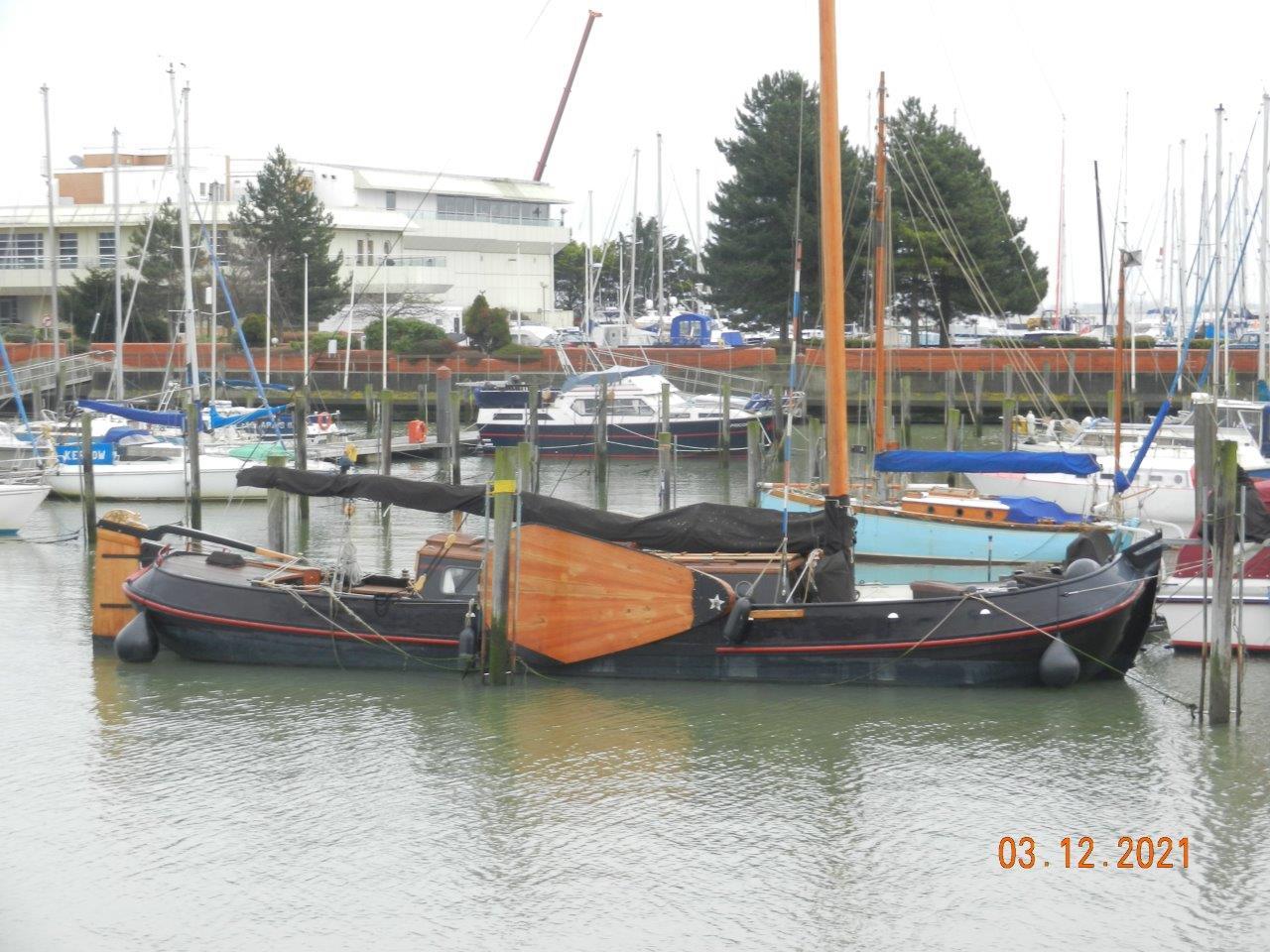1896 Classic Dutch Tjalk Sailing Barge