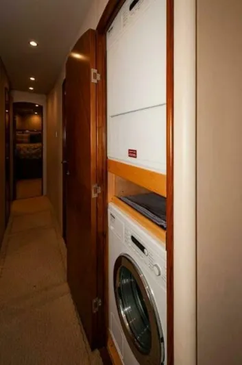 Reel Dangerous Yacht Photos Pics 2012 76 Viking Sky Bridge REEL DANGEROUS Laundry