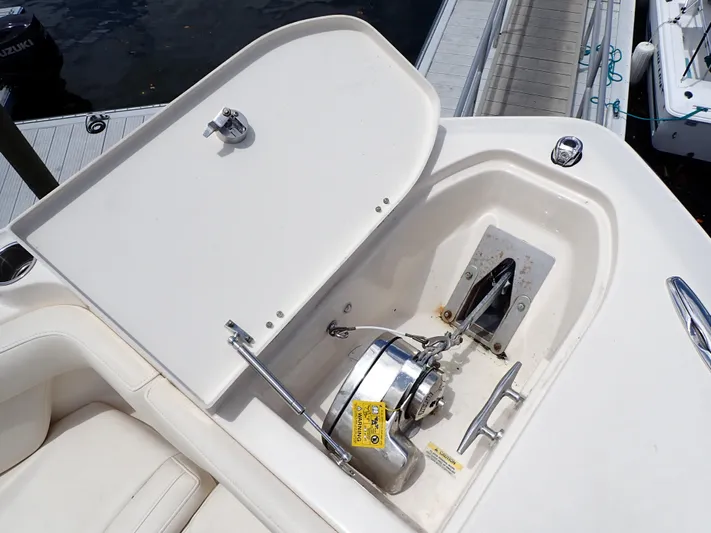  Yacht Photos Pics 2019 Grady-White Freedom 275 anchor locker with windlass system.