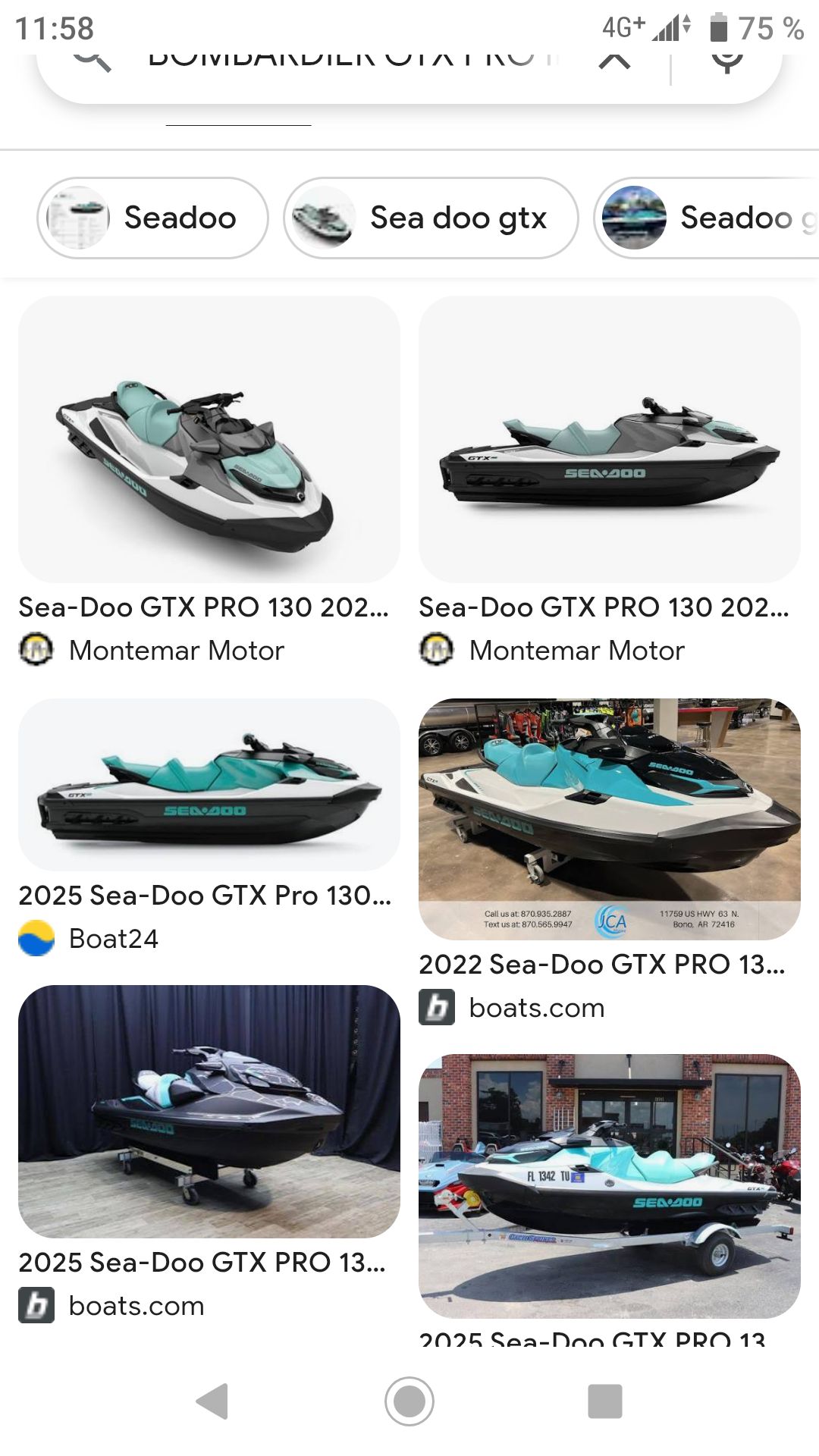 2024 Custom BOMBARDIER GTX PRO IBR 130