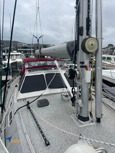 Rubicon Yacht Photos Pics 2022 Radford 15.2 sailboat docked, featuring mast and deck details.