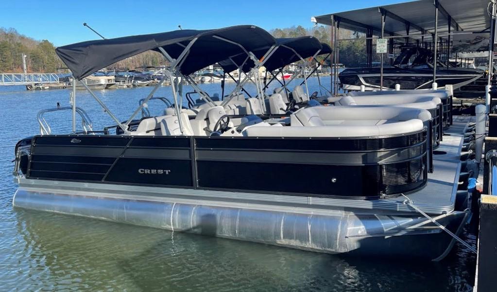 2022 Crest Classic LX 220 SLRC Pontoon Boat for sale - YachtWorld