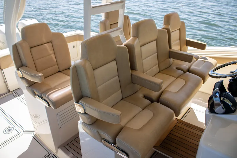 Washed Up Yacht Photos Pics Scout 42 Washed Up - Helm Seating