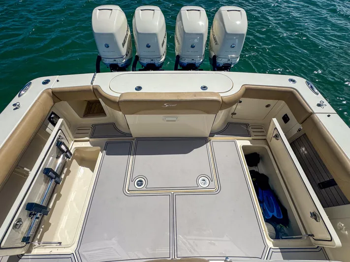 Washed Up Yacht Photos Pics Scout 42 Washed Up - Cockpit and Engines