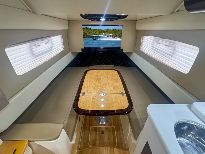 Washed Up Yacht Photos Pics Scout 42 Washed Up - Cabin, Seating and Table