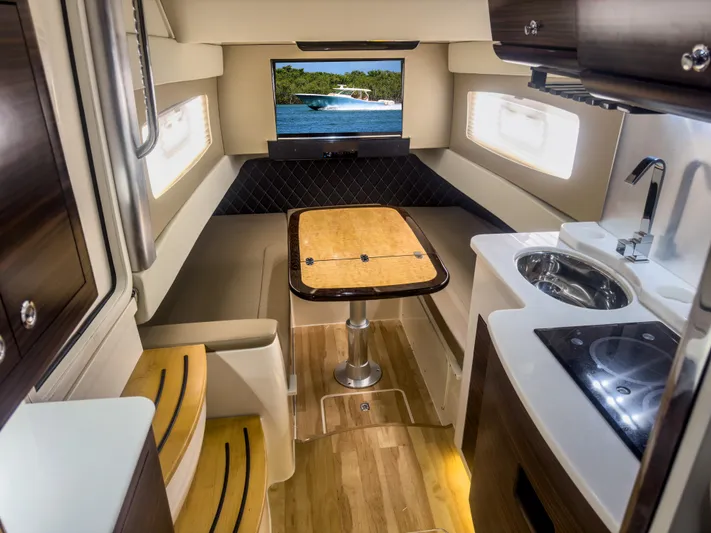 Washed Up Yacht Photos Pics Scout 42 Washed Up - Cabin, Galley, Seating and Table