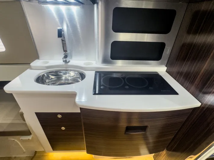 Washed Up Yacht Photos Pics Scout 42 Washed Up - Galley, Sink and Cooktop