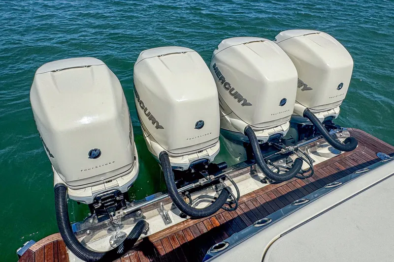 Washed Up Yacht Photos Pics Scout 42 Washed Up - Quad Mercury Engines