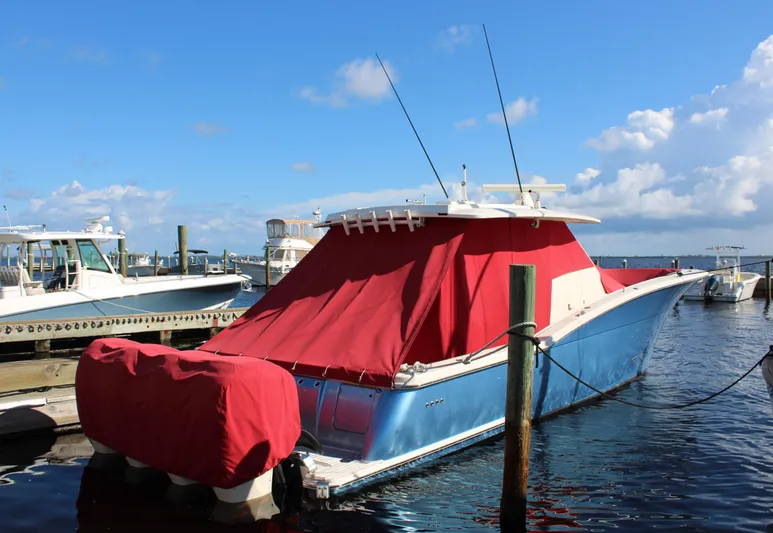 Washed Up Yacht Photos Pics Scout 42 Washed Up - Engine and Vessel Cover