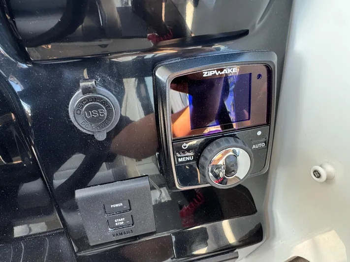  Yacht Photos Pics Control panel of 2025 Jeanneau NC 795 Series 2 with USB and Zipwake system.