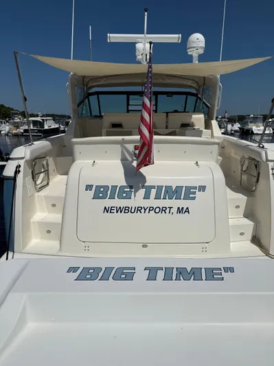 Big Time Yacht Photos Pics Tiara Yachts 3500 Express 1996, "Big Time", Newburyport, MA.