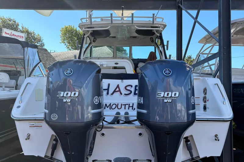  Yacht Photos Pics 2013 Pursuit OS 315 Offshore boat with twin Yamaha 300 V6 outboard engines.