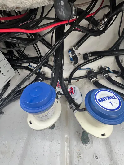  Yacht Photos Pics 2019 Yellowfin 36 Offshore boat wiring and baitwell system.