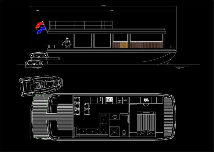 2023 DiviNavi M-420 Houseboat Single Level