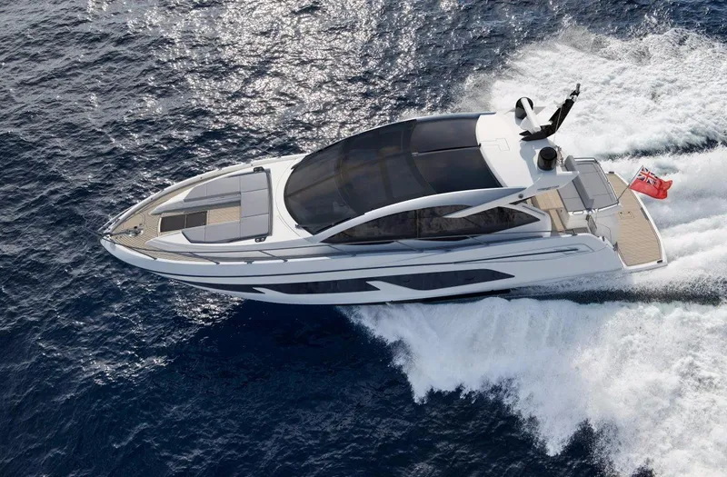  Yacht Photos Pics Manufacturer Provided Image: Sunseeker Predator 50 Aerial View
