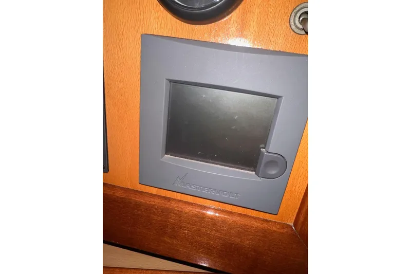  Yacht Photos Pics Mastervolt display panel on 2004 Soubise Plaisance Freydis 46 yacht.