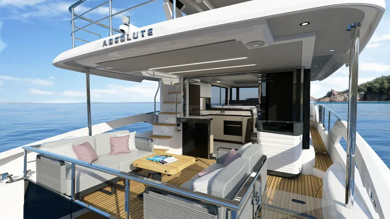Dolce Far Niente Yacht Photos Pics 2025 Absolute Navetta 53 - Aft Deck