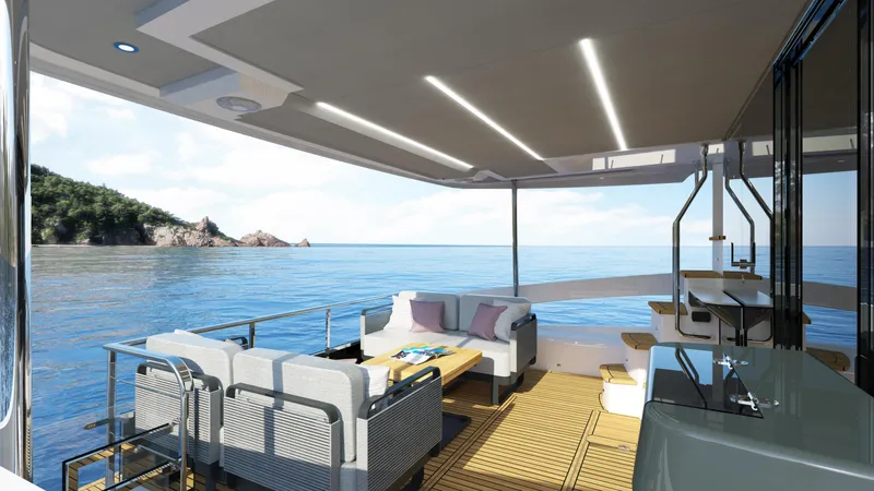 Dolce Far Niente Yacht Photos Pics 2025 Absolute Navetta 53 - Aft Deck