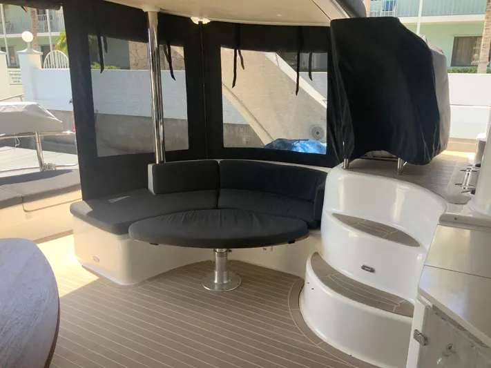 Vanquish Yacht Photos Pics Luxurious 2018 Xquisite Yachts X5 interior with elegant seating and modern design.