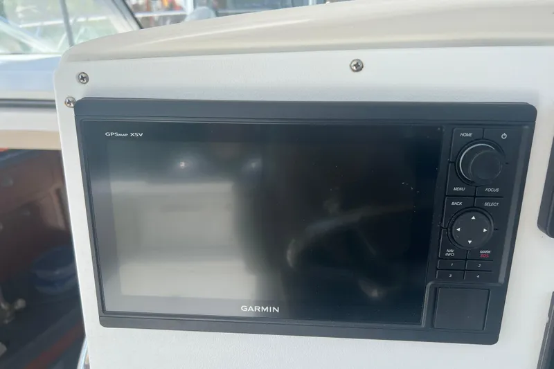  Yacht Photos Pics Garmin GPSmap XSV on 2004 Boston Whaler 305 Conquest boat dashboard.