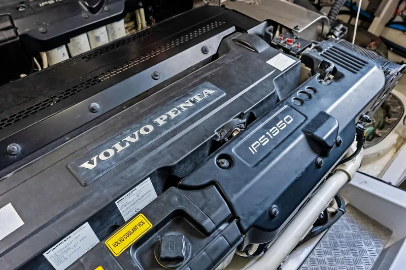  Yacht Photos Pics Volvo Penta IPS1350 engine in 2021 Azimut Fly 78 yacht.