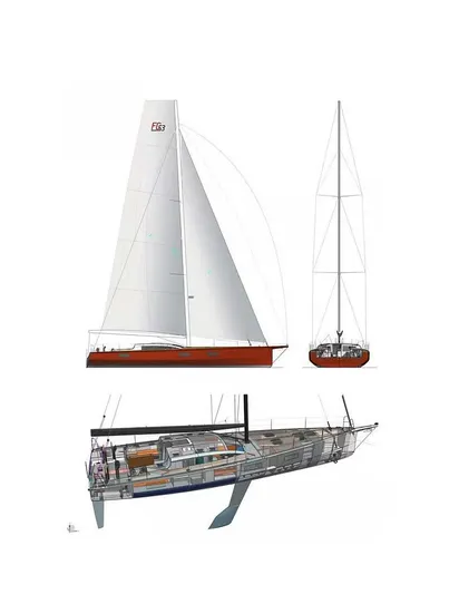 Kiwi Spirit II Yacht Photos Pics General Layout