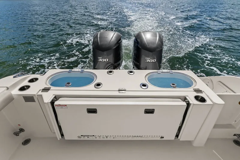  Yacht Photos Pics Cobia 301 Center Console 2019 with twin Yamaha 300 engines.