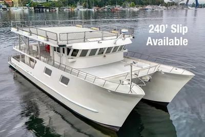 MetalCraft 92' Catamaran 240' Slip Available