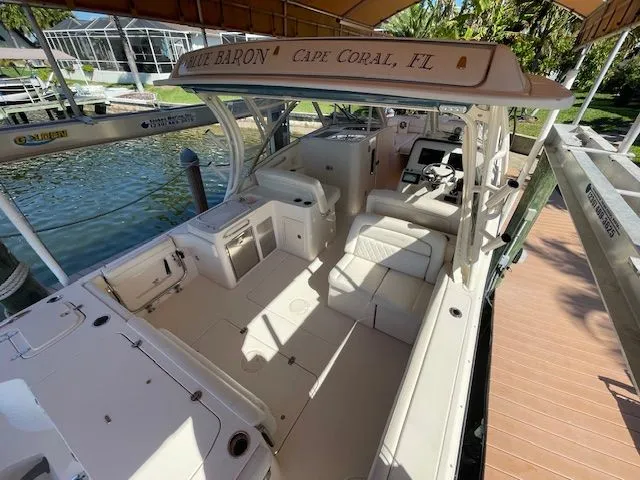  Yacht Photos Pics Grady-White 325 Freedom boat, 2021, in Cape Coral, Florida.