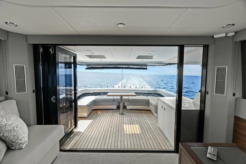 Good Decisions Yacht Photos Pics 2025 Maritimo M600 - Aft Deck