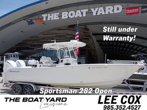 2021 Sportsman 282 Open boat at The Boat Yard, Louisiana, still under warranty.
