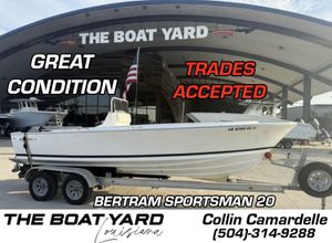1970 Bertram Sportsman 20 boat in great condition, trades accepted at The Boat Yard Louisiana.