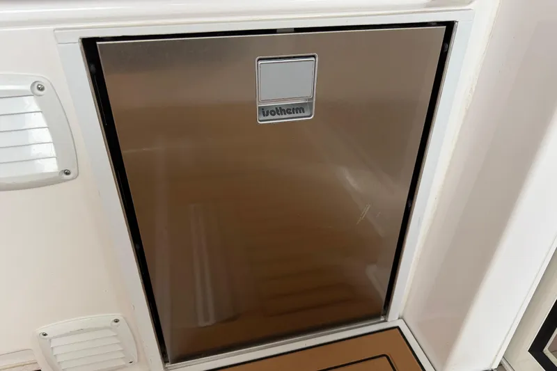 Aurora Yacht Photos Pics Stainless steel Isotherm fridge on 2025 C-Catamarans 48 yacht.
