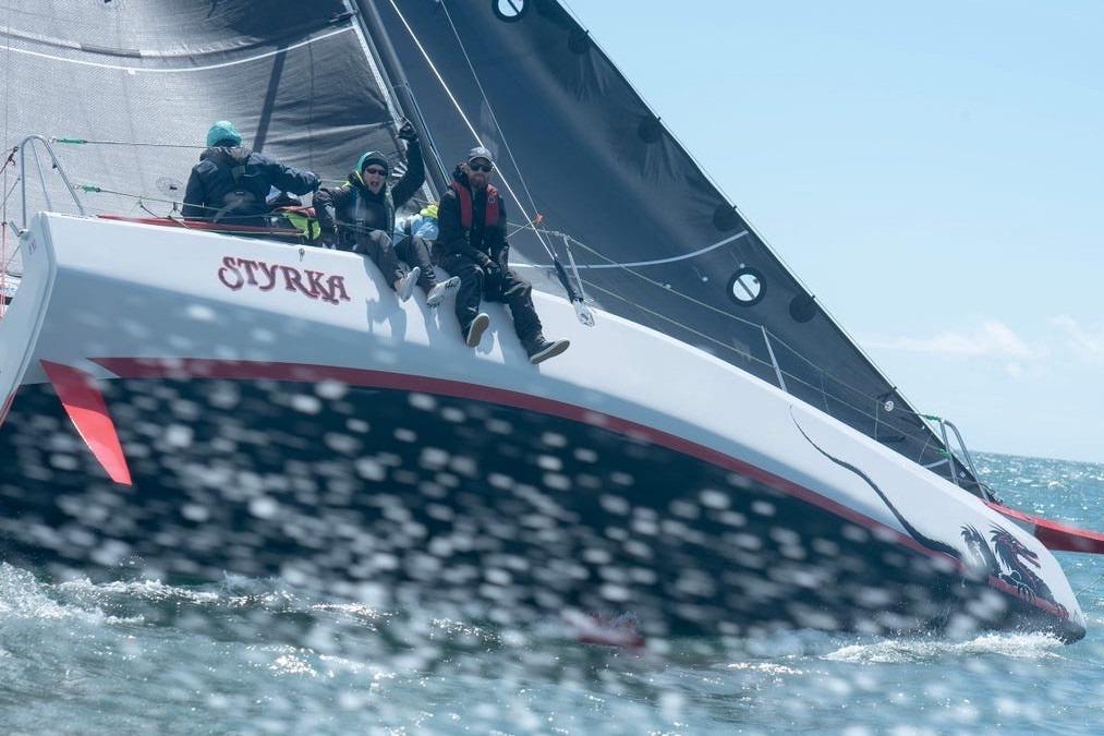 Sailing on Dehler 30 OD yacht, 2020 model, with crew enjoying the sea.