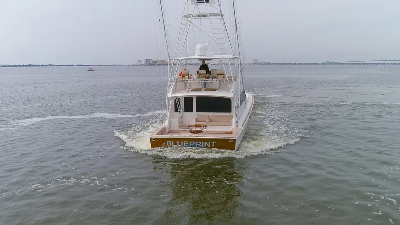 Blueprint Yacht Photos Pics 2009 60 Viking Sportfish Blueprint Aft Profile