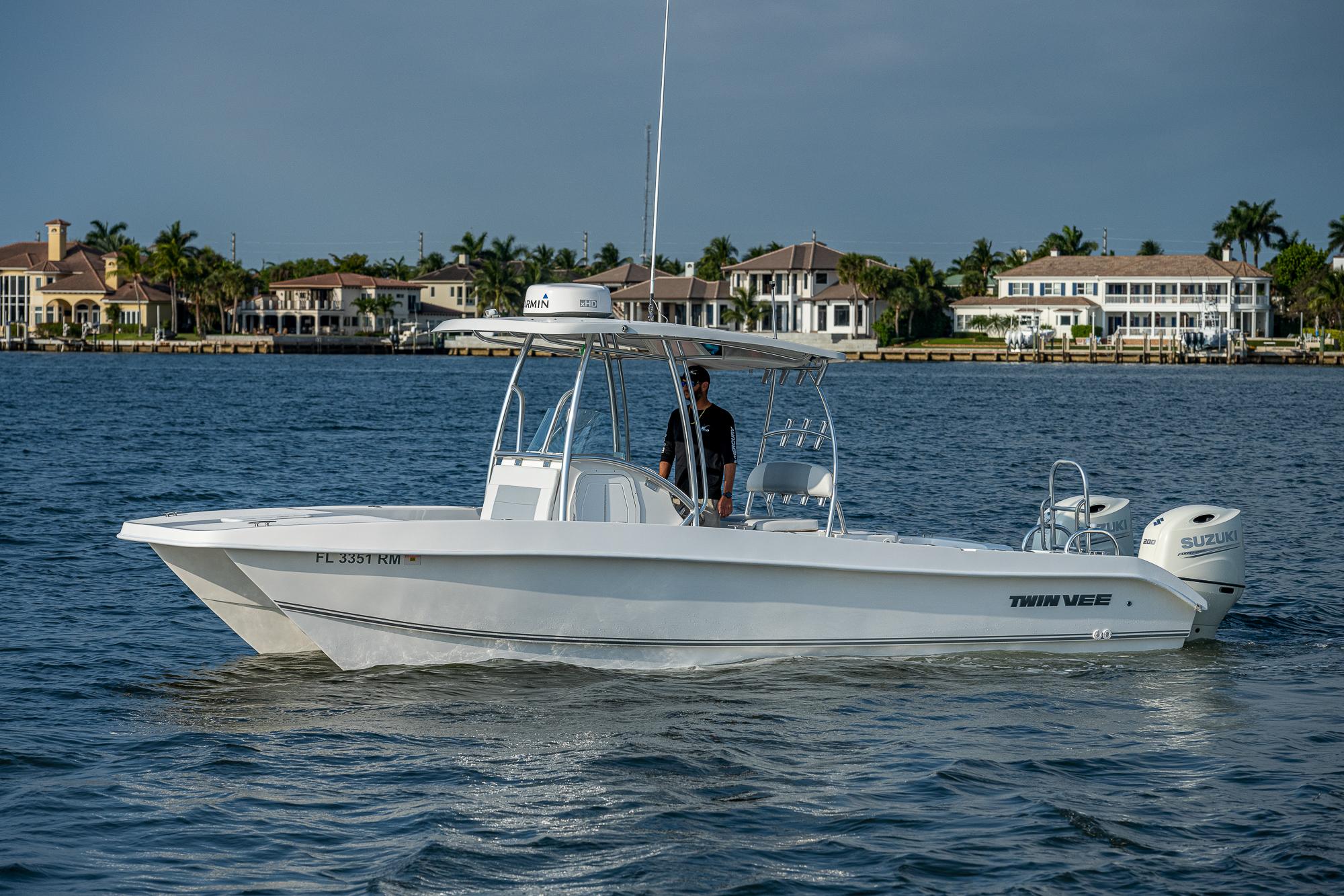 26' twin vee catamaran for sale