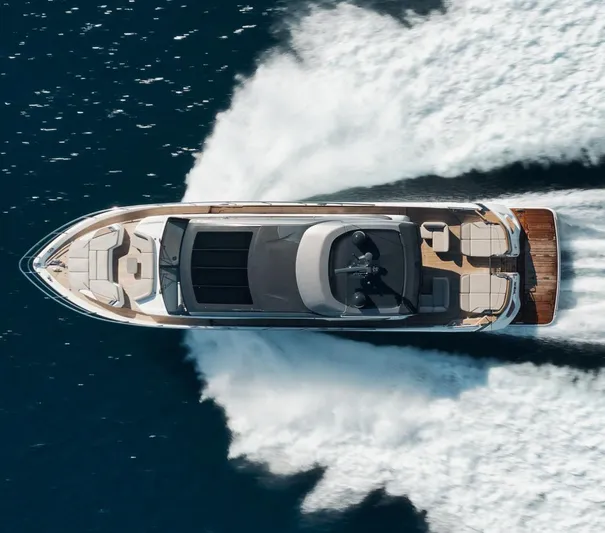 Hooked Her Yacht Photos Pics Princess V78 Hooked Her - Aerial