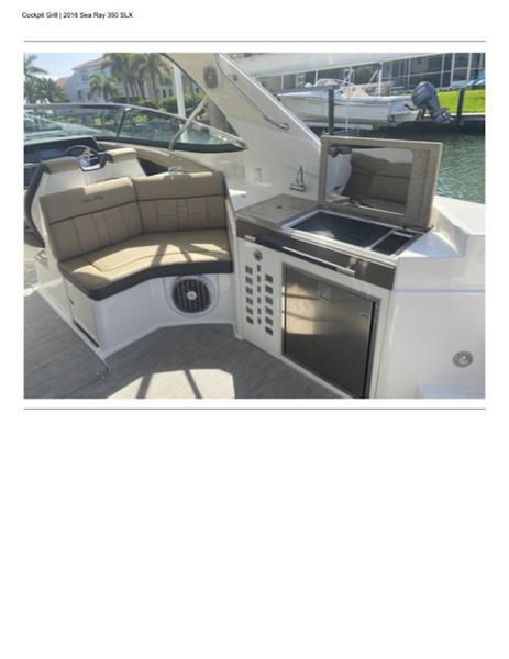 2016 Sea Ray 350 SLX