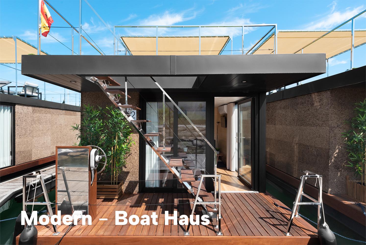 2023 Boat Haus Mediterranean 8X4 MODERN Houseboat