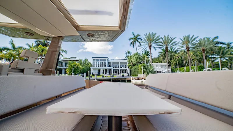 Tender Owl Yacht Photos Pics Seating and Table