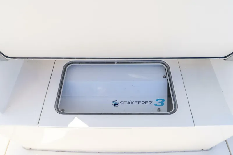  Yacht Photos Pics 2023 Scout 355 LXF featuring Seakeeper 3 stabilization system.