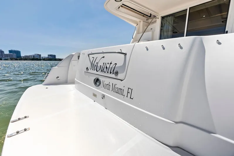 Megusta Yacht Photos Pics 2007 Sea Ray 44 Sedan Bridge yacht, docked in North Miami, FL.
